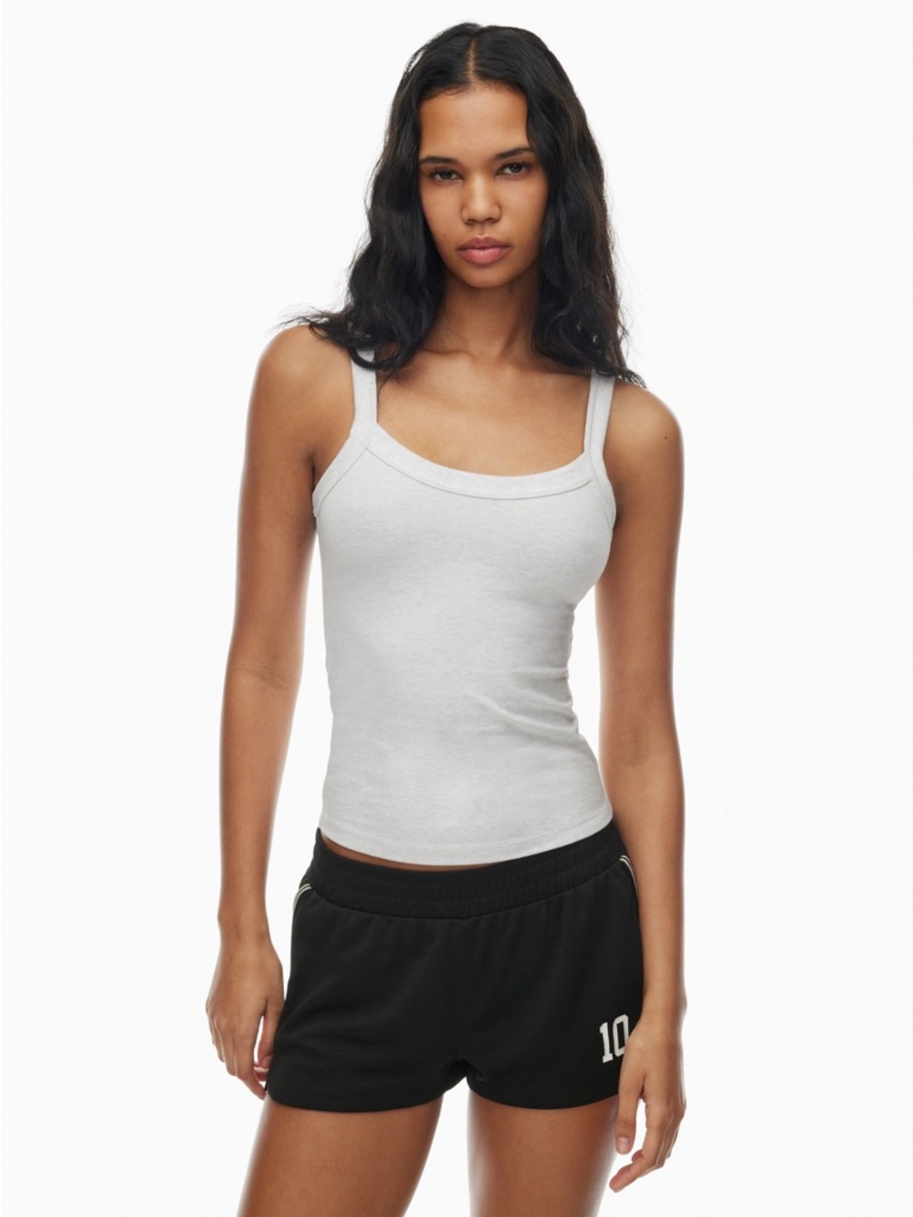 TNA Hold-It Sutton Tank Top in Grey